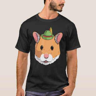 Camiseta Hamster Oktoberfest Gorra alpino bávaro alemán