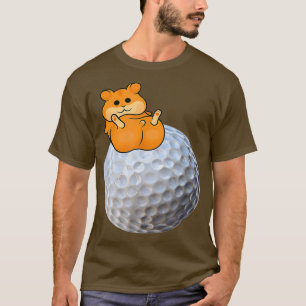 Camiseta Hamster On Golf Ball Golfer Hamster Fans Funny