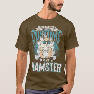 Camiseta Hámster padre del Mascota de los amantes de los an