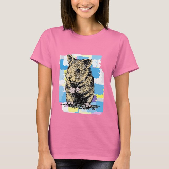 Camiseta Hamster pintado (Anverso)