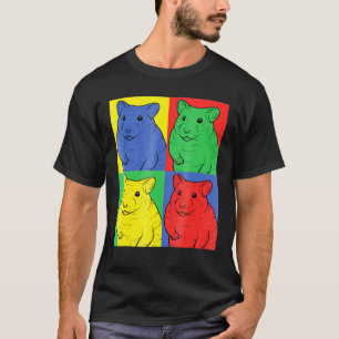 Camiseta Hamster Pop Art - Vintage Rodent Tee