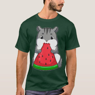 Camiseta Hámster por comer sandía