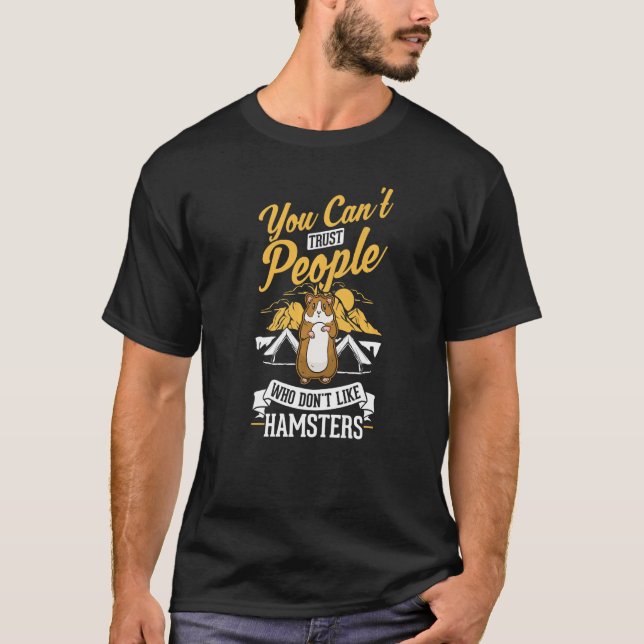 Camiseta Hámster Rueda de Hámster Premium (Anverso)