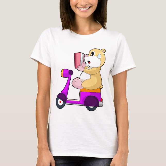 Camiseta Hamster Scooter (Anverso)