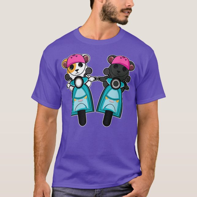 Camiseta Hamster Scooter Hamster Dueño (Anverso)