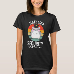 Camiseta Hamster Security Service Cute Hamster Lover Funny