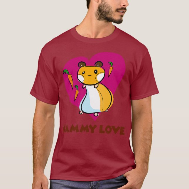 Camiseta Hamster Shirt Hammy Love Syrian Robo Dwarf (Anverso)
