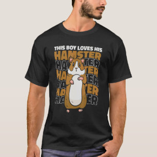 Camiseta Hámster sirio Hámster Dwarm Hamster Boy