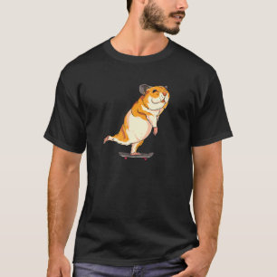 Camiseta Hámster Skateboarding - Skatebo Rodent Skatebo