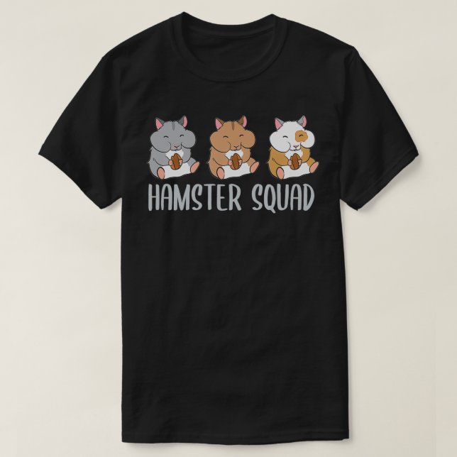 Camiseta Hamster Squad Funny Hamsters Rodent Team (Diseño del anverso)