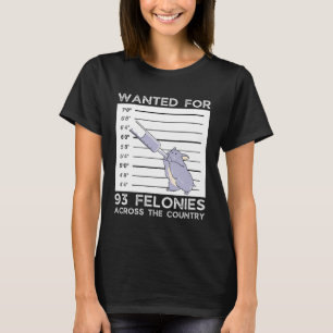 Camiseta Hamster Wanted Poster Hamster Rodent Dueño