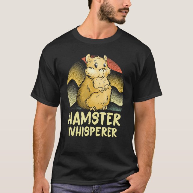 Camiseta Hamster Whisperer Hammy Dueño (Anverso)