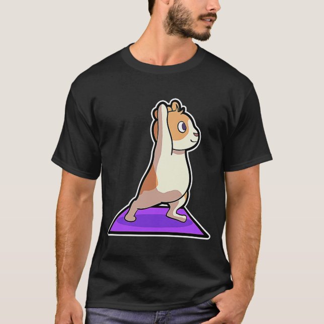 Camiseta Hamster Yoga Posts Sport Gymnastics Ohm Heartbeat (Anverso)