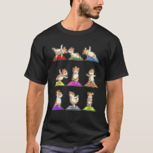 Camiseta Hamster Yoga Posts Sport Gymnastics Ohm Heartbeat