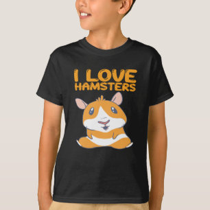 Camiseta Hamsters - Amo Hamsters