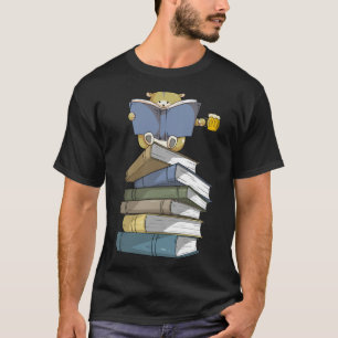 Camiseta Hamsters Books Beer Hamsters & Reading