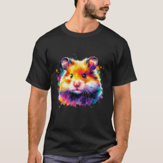 Camiseta Hamsters coloridos Hamsters acuáticos Hamster Giga