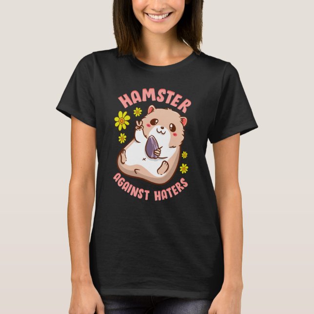 Camiseta Hámsters contra el discurso de odio contra el odio (Anverso)
