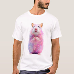 Camiseta Hámsters Hombres de la Galaxia Cósmica Brillante