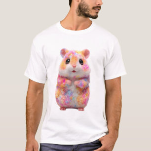 Camiseta Hámsters Hombres Purpurina Arcoíris