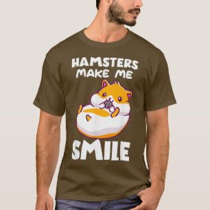 Camiseta Hamsters Make Me Smile Gift Hamster