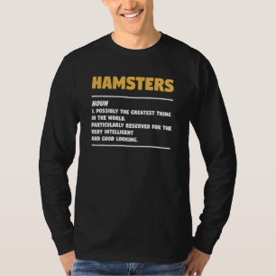 Camiseta Hamsters Noun Definition Guinea Pig Hamster