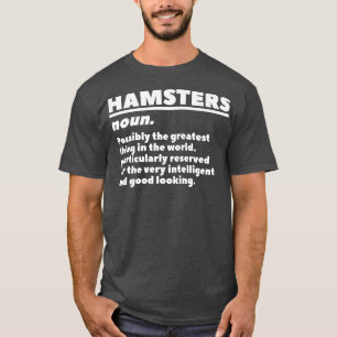 Camiseta Hamsters Noun Definition Guinea Pig Hamster Lover 
