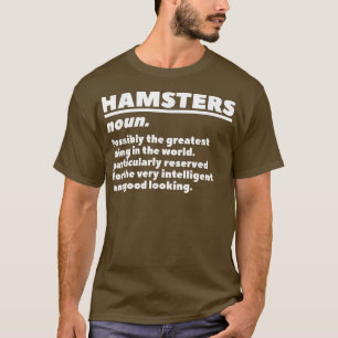 Camiseta Hamsters Noun Definition Guinea Pig Hamster Lover