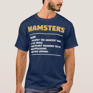 Camiseta Hamsters Noun Definition Guinea Pig Hamster Lover