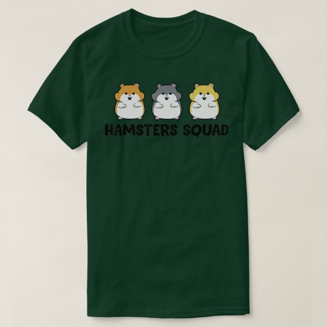 Camiseta Hamsters Squad Love Hamsters (Diseño del anverso)
