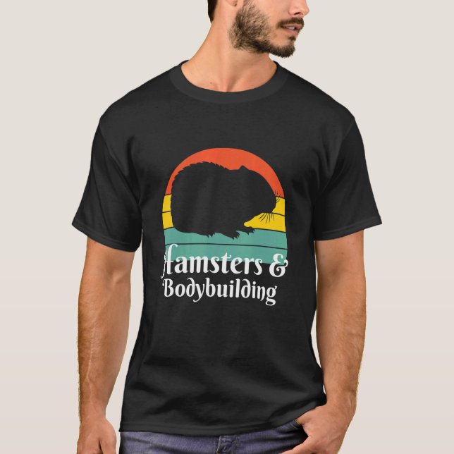 Camiseta Hámsters Y Bodybuilding Bodybuilder (Anverso)