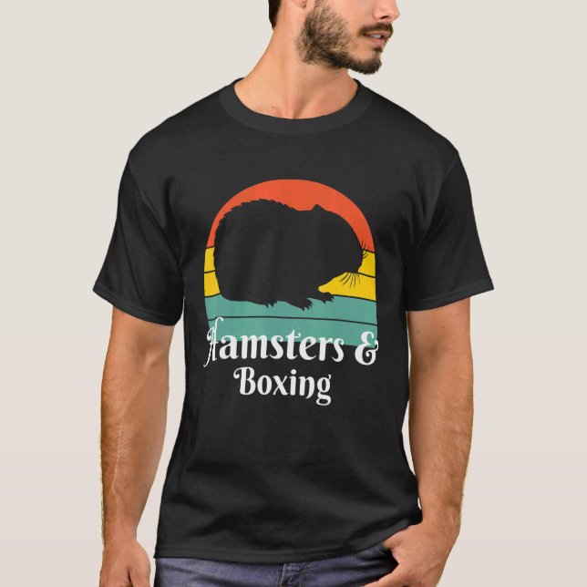 Camiseta Hamsters Y Boxeador De Boxeo (Anverso)