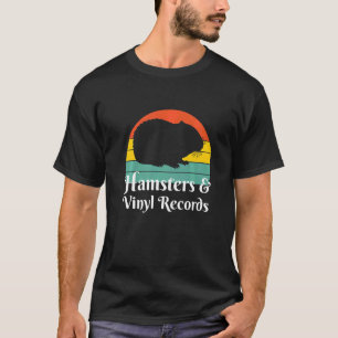 Camiseta Hámsters Y Registros De Vinilo