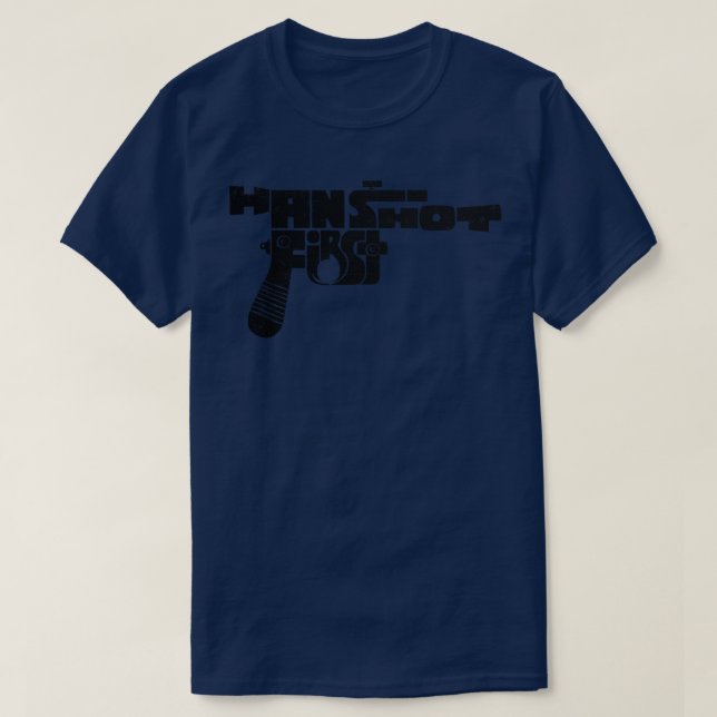 Camiseta Han Shot First (Diseño del anverso)