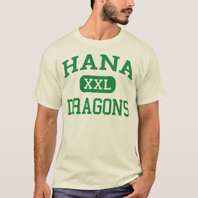 Camiseta Hana - dragones - High School secundaria de Hana - (Anverso)