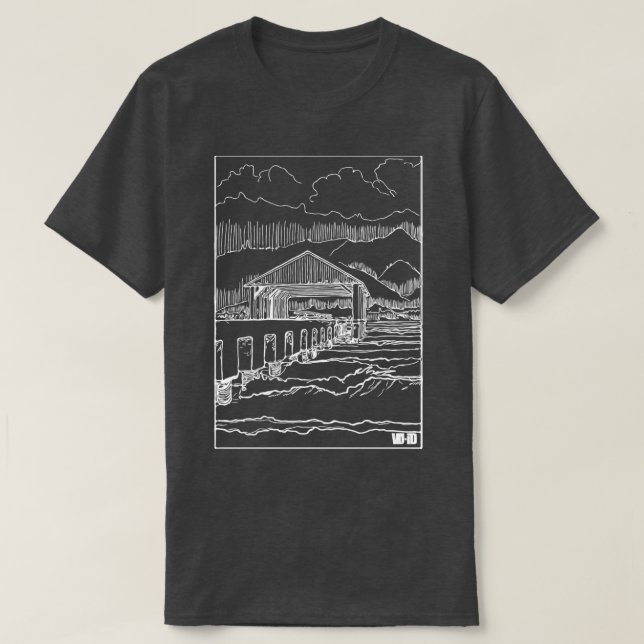 Camiseta Hanalei Bay Pier (Diseño del anverso)