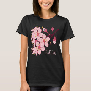 Camiseta Hanami de flor de cerezo en flor japonesa
