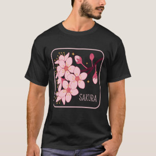Camiseta Hanami de flor de cerezo en flor japonesa