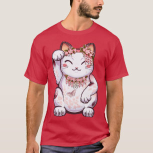 Camiseta Hanami Maneki Neko Shun
