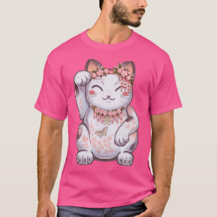 Camiseta Hanami Maneki Neko Shun