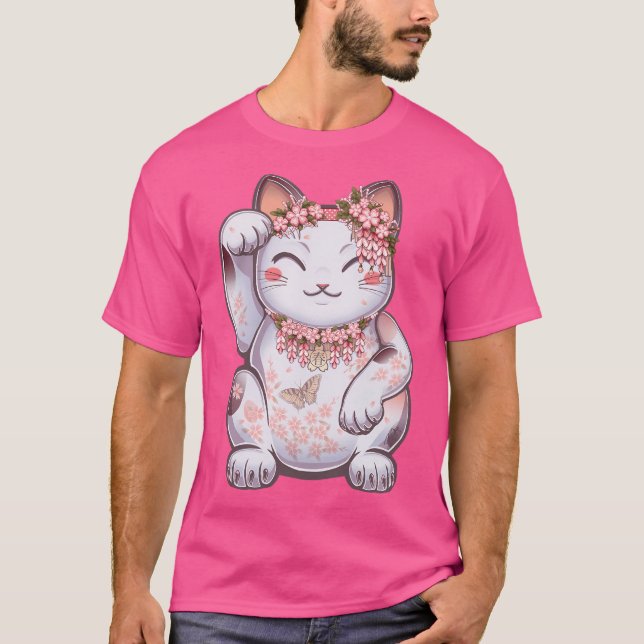 Camiseta Hanami Maneki Neko Shun (Anverso)