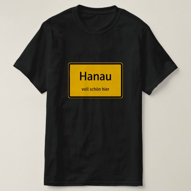 Camiseta Hanau Herren Männer T-Shirt Tshirt Shirt (Diseño del anverso)