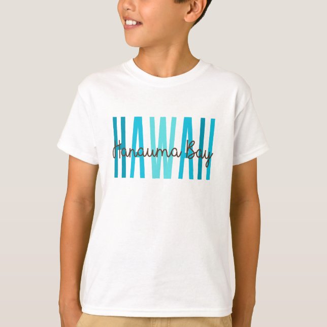 Camiseta Hanauma Bay Hawaii (Océano) (Anverso)