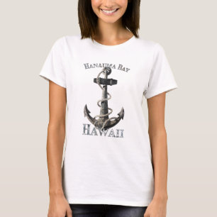 Camiseta Hanauma Bay Hawaii Vacaciones Ancla Náutica Sailin