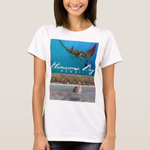 Camiseta Hanauma Bay Oahu Hawaii Manta Ray y Turtle