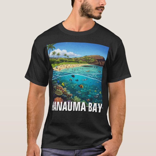 Camiseta Hanauma Bay Oahu Hawaii Travel (Anverso)