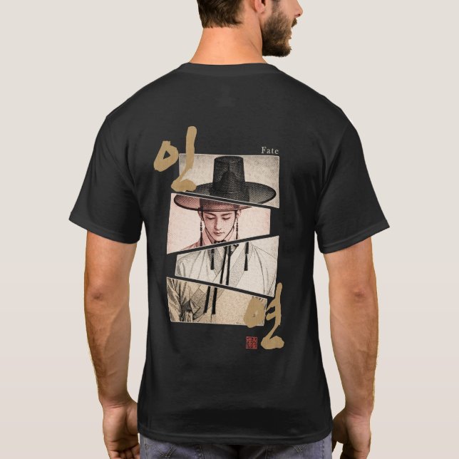 Camiseta Hanbok coreano del destino (Reverso)