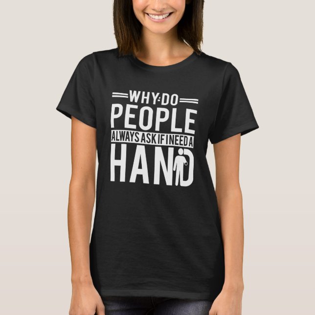Camiseta Hand Amputee 3 (Anverso)