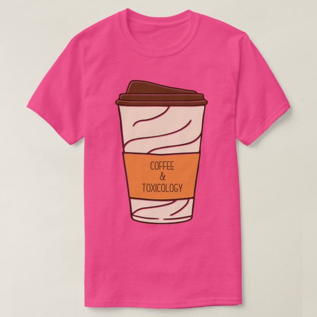 Camiseta Hand Drawn Coffee and Toxicology Funny Coffee Toxi (Diseño del anverso)