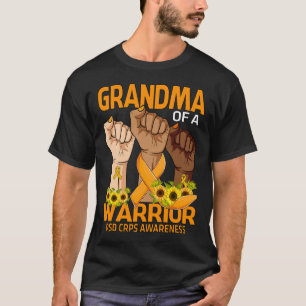 Camiseta Hand Grandma Of A Warrior RSD CRPS Awareness Sunfl